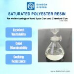 SATURATED POLYESTER RESIN For white coaitngs of food 3 pcs Can and Chemical Can EXR-7000 - Image 2